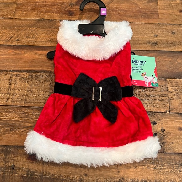Mrs. Claus Pet Dog Costume Outfit Dress - Picture 2 of 8